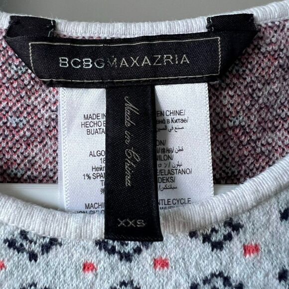 BCBG Maxazria Wilma Sleeveless Dress Women XXS Jacquard Geometric Fit and Flare - Picture 5 of 12
